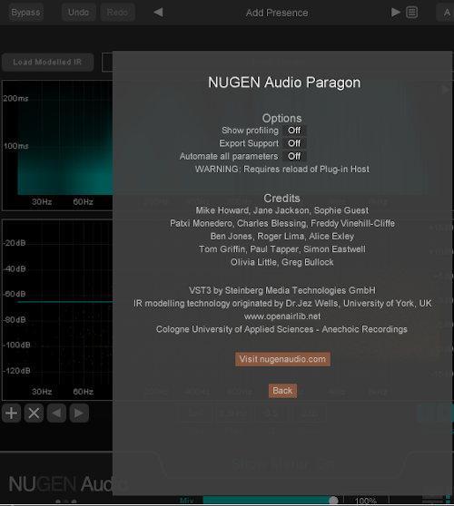 Paragon boilerplate credits